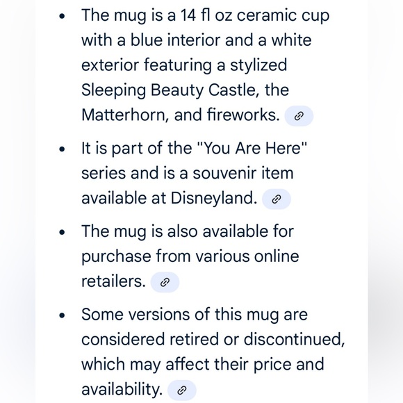 Disney Parks Starbucks Retired Collectors You Are Here Mug - Picture 15 of 16